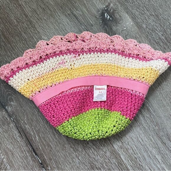 Gymboree 100% Paper Multi-Color Colorful Hat 3-4 - Picture 4 of 6